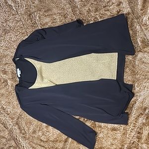 Black and gold shirt